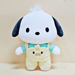 Sanrio Pochaco Yellow Overall Plush NWT 10" Approx NWT